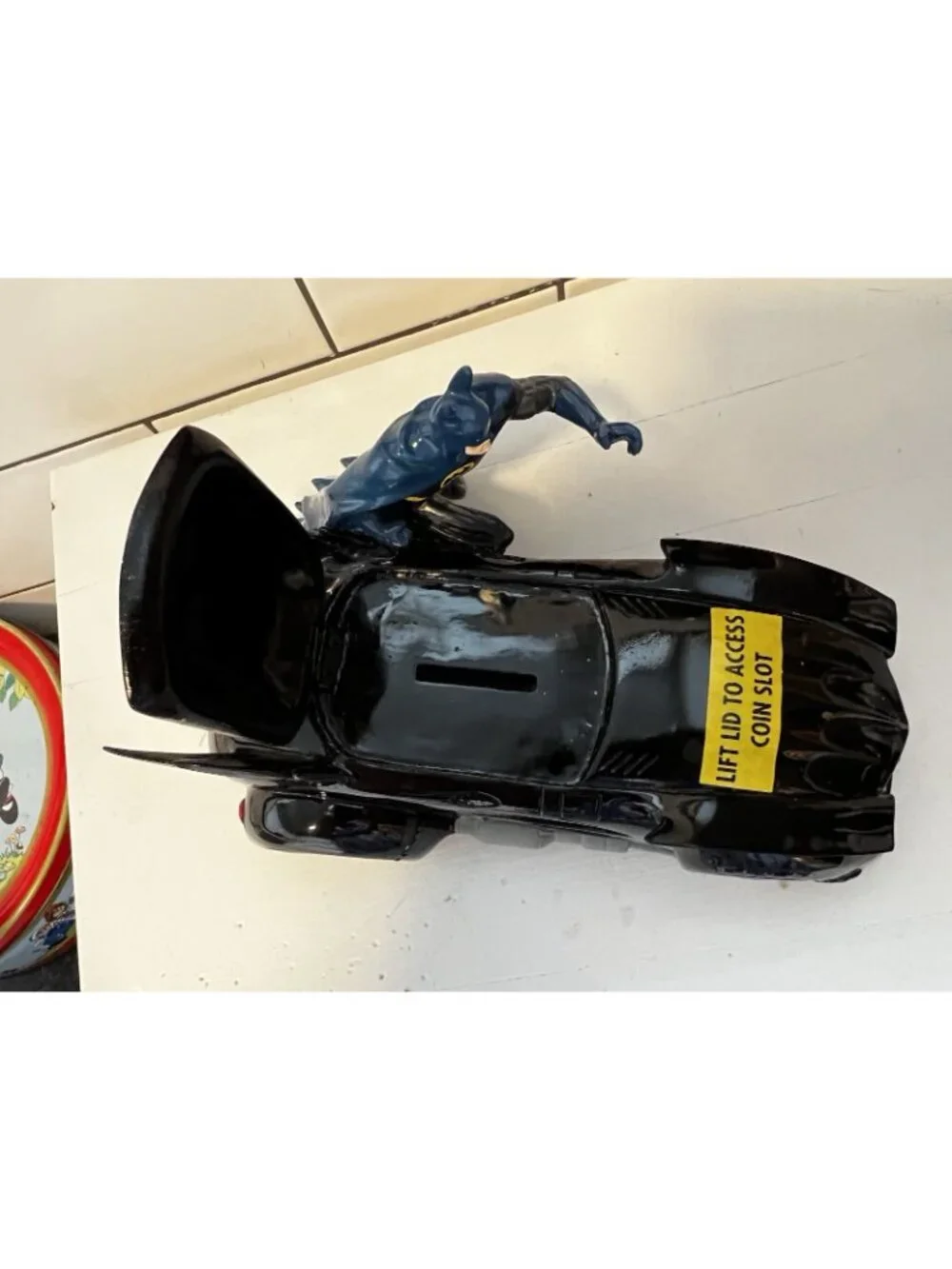 2000 Batman Batmobile Coin Bank Warner Bros w/Box Rare DC Comics Super Heroes